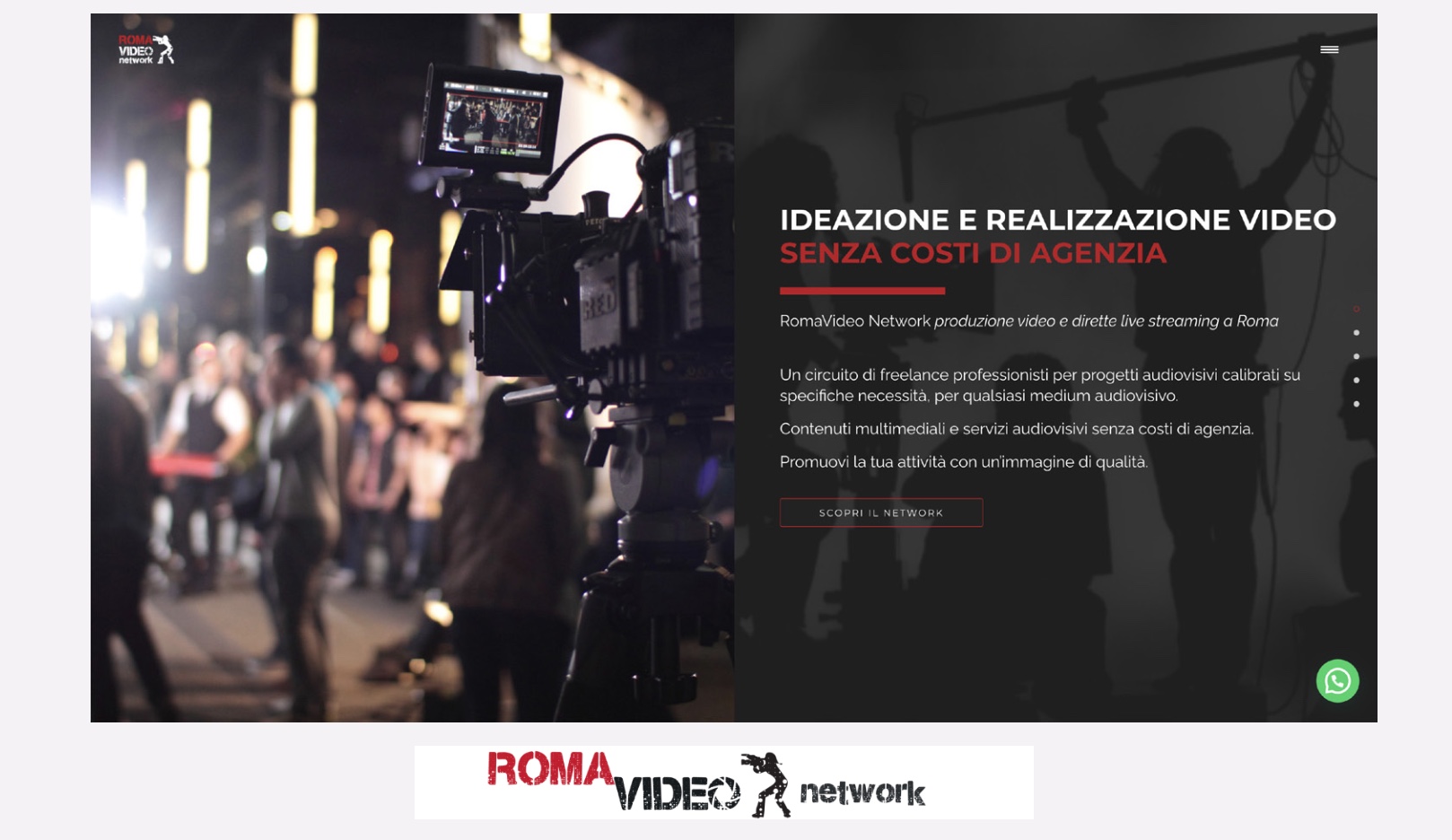 Sito web di RomaVideo Network